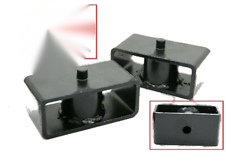 Nissan Navara D40 2" Rear Suspension Block Adapter Lift Kit (2005-2015)