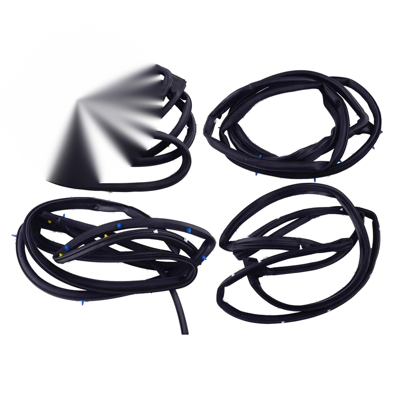 Honda Civic 2006-2011 Door Seal Strip Gasket (2 x Front, 2 x Rear)