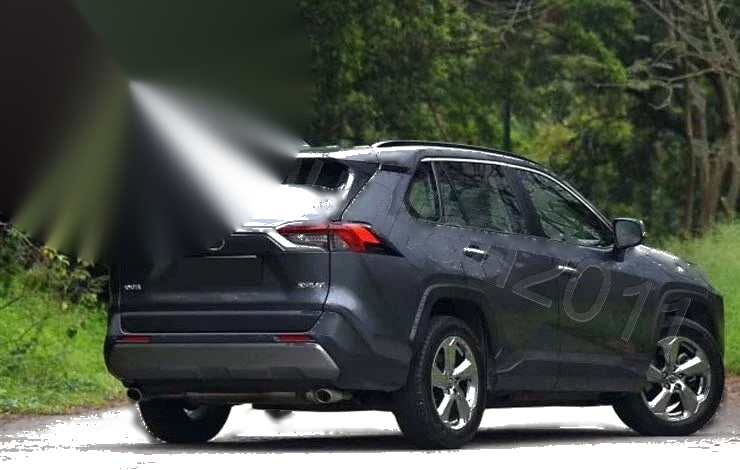 Toyota RAV4 ABS Chrome Tail Rear Window Wiper Cover Trim (2019-2023)