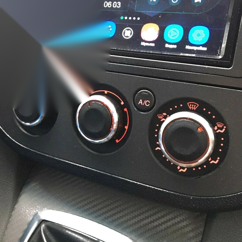 Ford Focus, Mondeo, S-Max Air Conditioning 3 x Aluminium Knobs