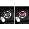 LR Range Rover Discovery Red Carbon Fiber Engine Start Button Cap (2014-2018)