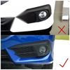 2016 Honda Civic Sedan Chrome Front Fog Light Stripe Lid Cover Trim (2016)