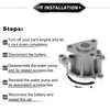 Ford Ecosport, Edge Water Pump (2005-2022, 2012-2014)