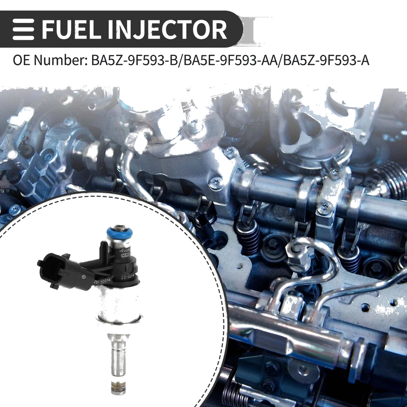 Ford Explorer 3.5L 2012-2015 - Black (2012-2015) 1 x Pc Fuel Injector