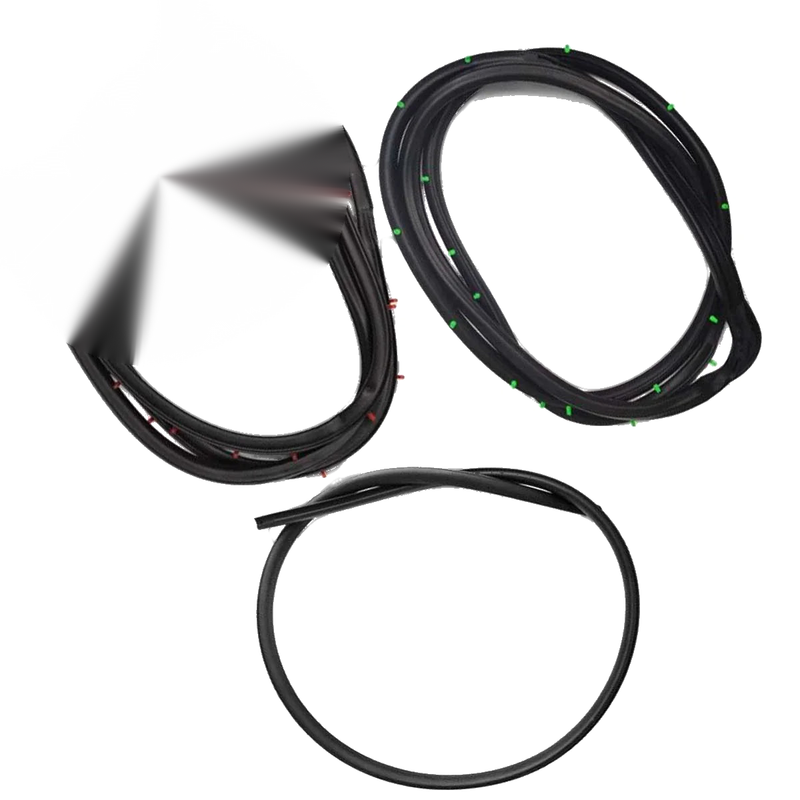 Windshield Front Door Rubber Set 3 Fits Nissan Sentra B13 2D Sedan 1990-93 D05