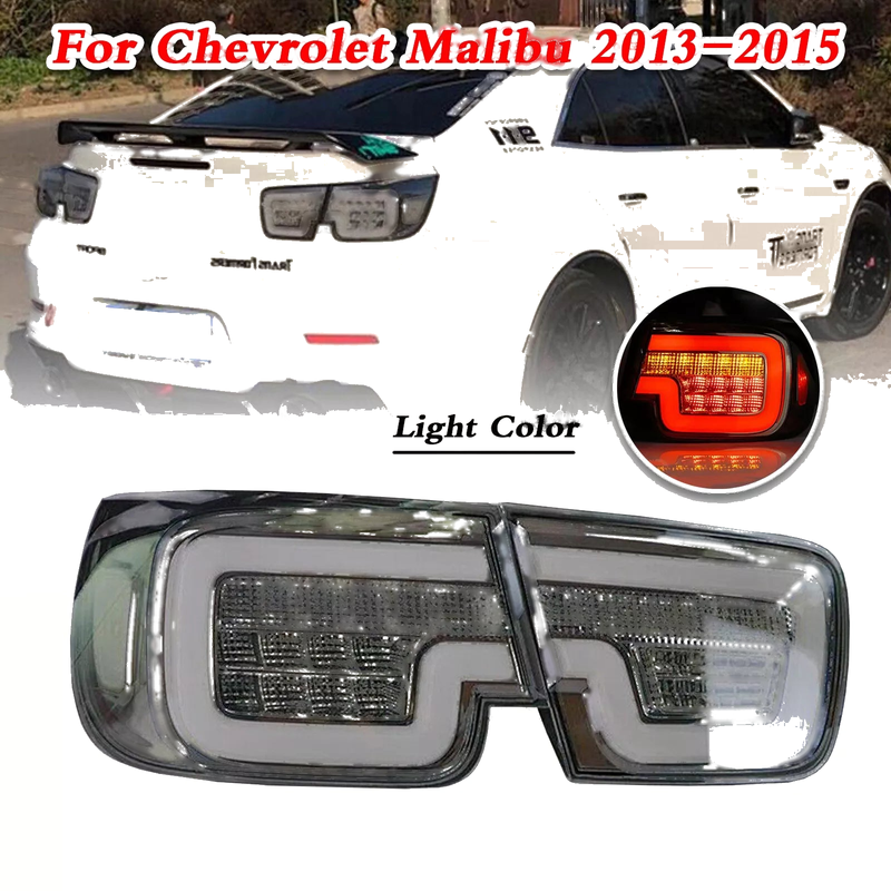 Chevrolet Malibu 2013-2015 Black Shell LED Tail Lights (2013-2015)