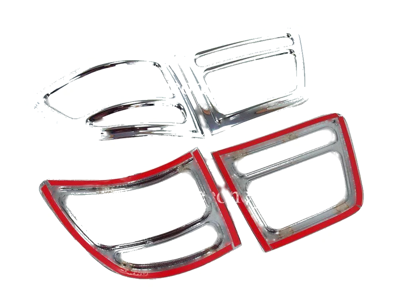 Toyota Fortuner Chrome Tail Light Covers (2005-2008)