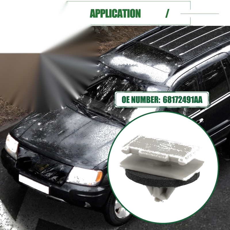 Jeep Grand Cherokee 2012-2021 - 25 x Car W Type Clips Trim Clips