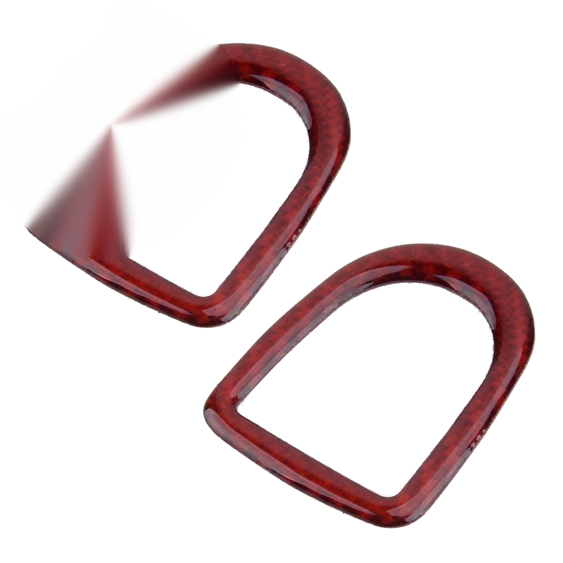 Ford Mustang GT 2 x Red Carbon Fiber Door Lock Pins (2005-2009)