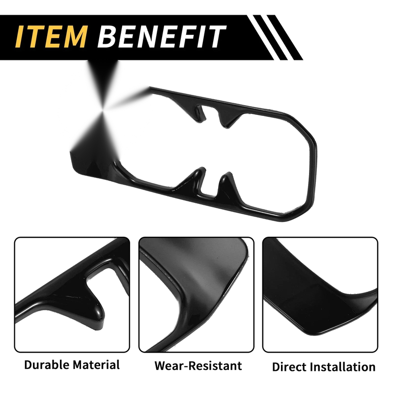 Jeep Wrangler JL JLU (2018-2024) Black 1 x Pc Cup Holder Cover Trim