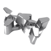 Motorcycle 14-22mm Universal - Grey Front Anodized Preload Adjusters