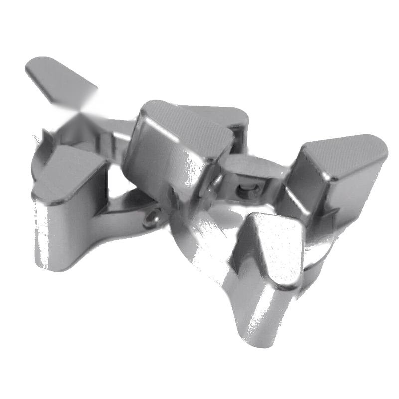Motorcycle 14-22mm Universal - Grey Front Anodized Preload Adjusters