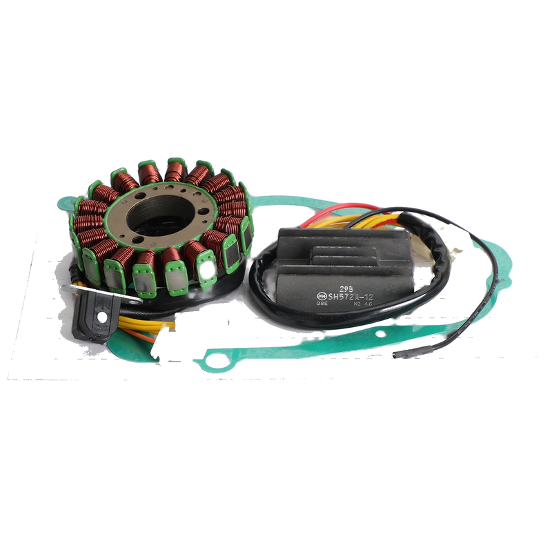 Suzuki GN250 GN250E 1982-1994 Magneto Stator+Voltage Rectifier+Gasket