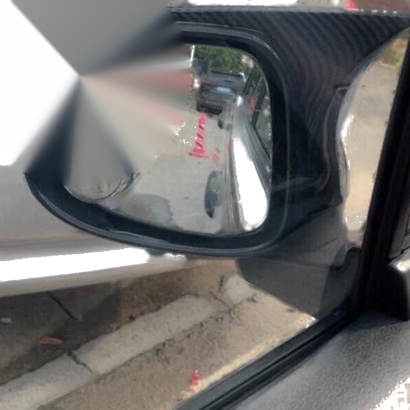 Honda Civic 2 x Mirror Cover Caps Carbon Look ABS (2012-2015)