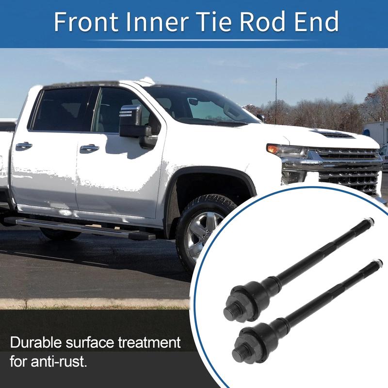 Chevrolet Silverado 2500 HD 2 x Front Inner Tie Rod End Links (2011-2019)
