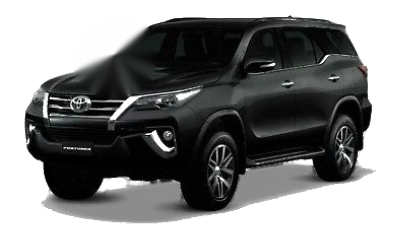 Toyota Fortuner Black Side Lamp Cover (2015-2019)
