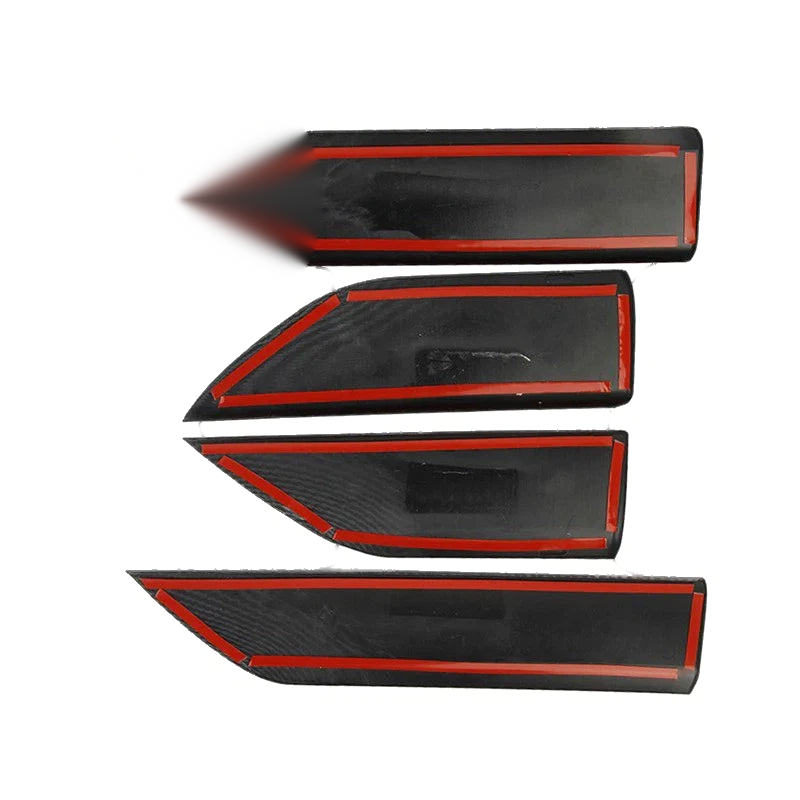 Chevy Silverado GMC Sierra Carbon Fiber Door Panel Cover Trim (2014-2023)