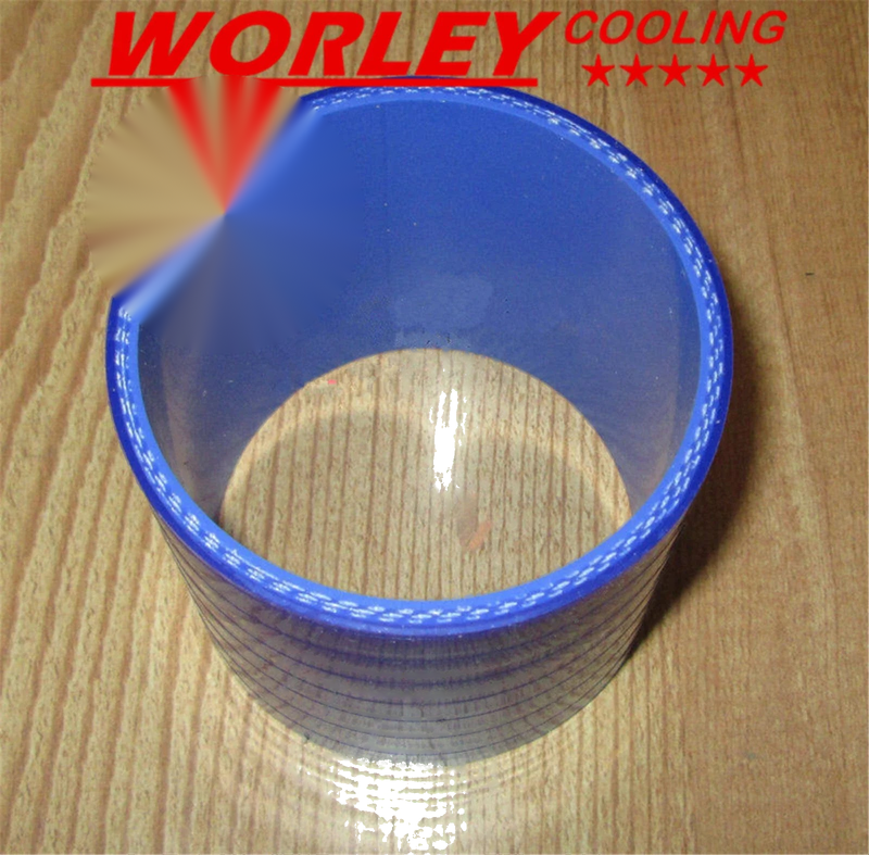 NSW-BLUE 2 x 2.5" Silicone Straight Joiner Couplings