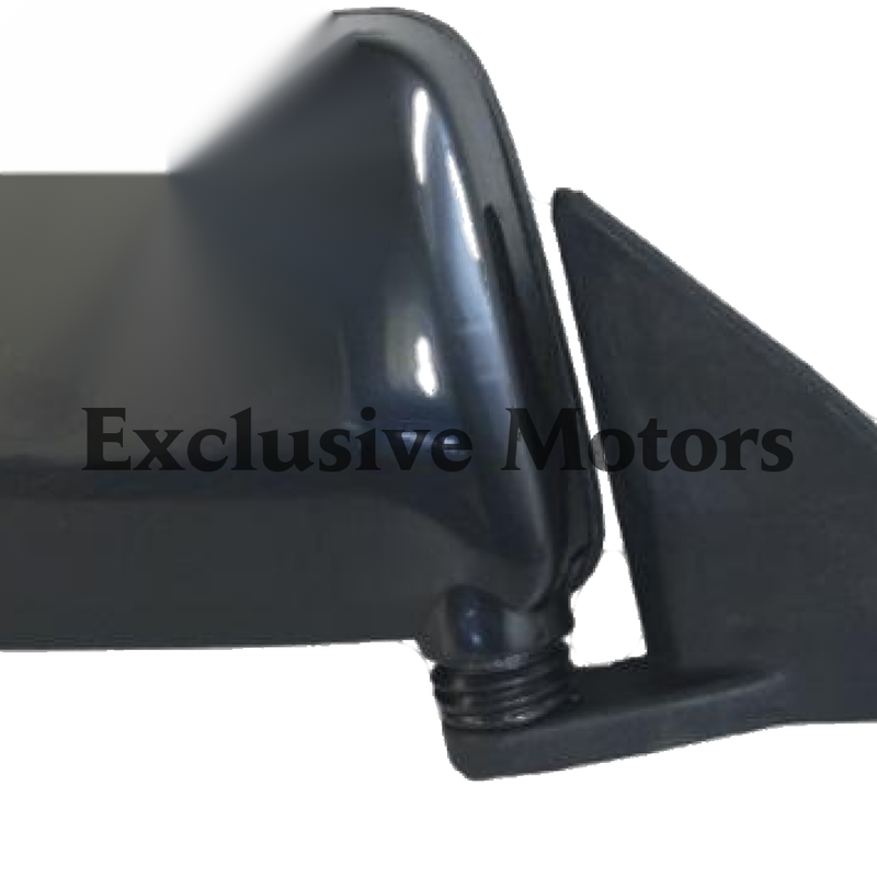 Nissan Navara D21 Right-Hand Mirror, Black, Manual Adjust (1986-1997)