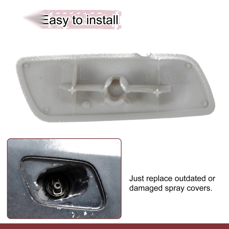 Lexus RX350 (2010-2013) - White 1 x Cap Front Left Washer Nozzle Cover