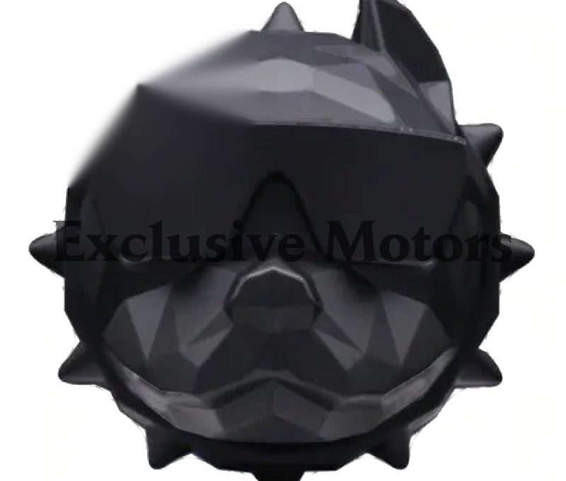 Bull Dog Air Freshener - Refillable Fragrance Dispenser - Matt Black