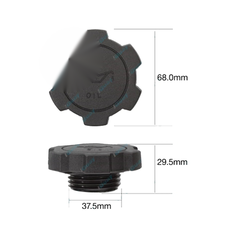 Toyota Landcruiser Prado KZJ73 3.0L 1KZ-TE Engine 1993~96 Oil Filler Cap