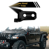 Jeep Wrangler JL JLU (2018-2024) Black 1 x Set Hood Hinge Cover Trim