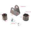 Universal Fit ATV Swing Arm Support Buffer Sleeve w/Steel Bushing