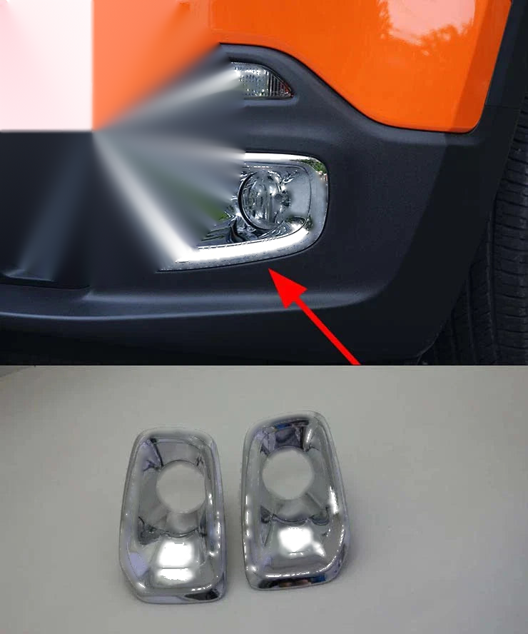 2015-2018 Jeep Renegade Front Fog Light Cover Trim (2015-2018)