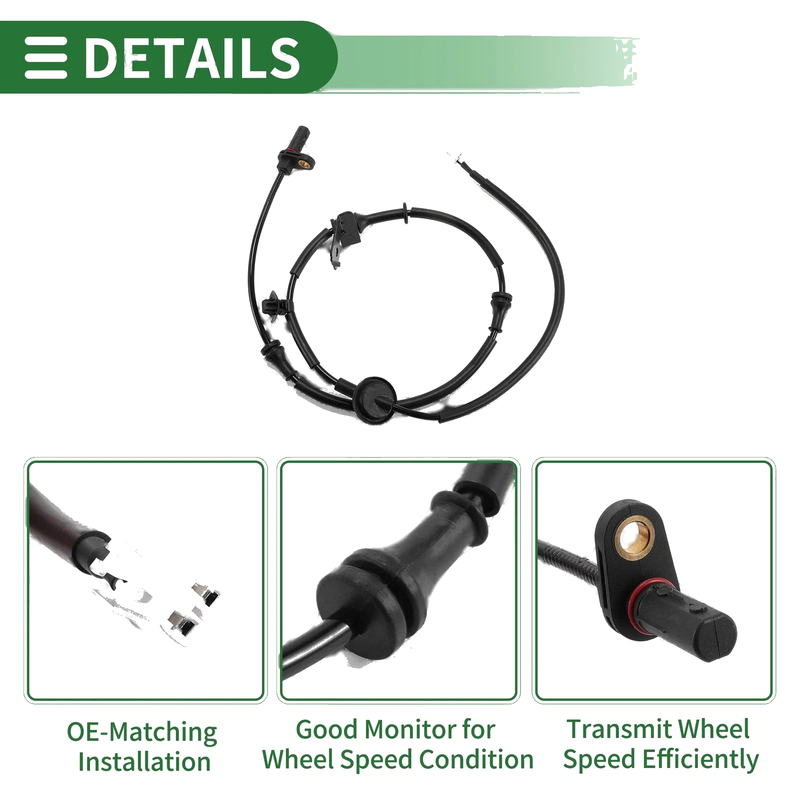 Hyundai Elantra 2013-2014 ABS Wheel Speed Sensor (2 x Sensors)