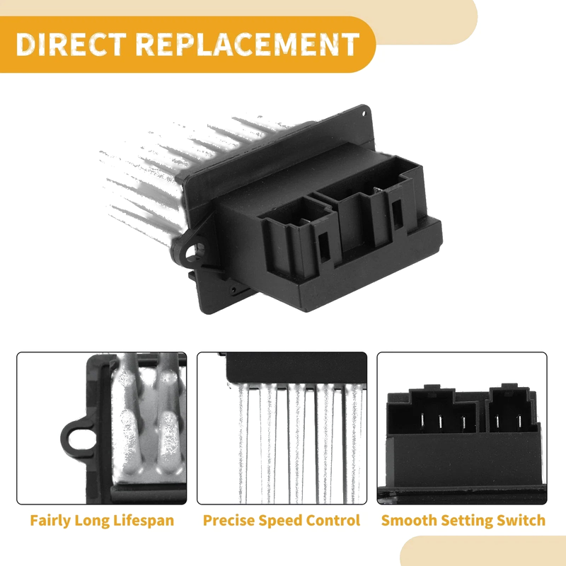 Jeep Grand Cherokee L6 4.0L HVAC Blower Motor Resistor (1999-2004)