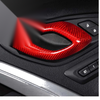 Chevrolet Camaro 2016+ Carbon Fiber Interior Door Knob Handle Cover Trim fit