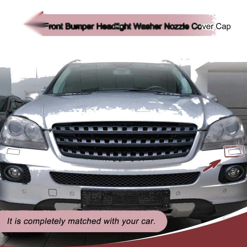 Mercedes-Benz ML350 (2003-2011) White Front Left Washer Nozzle Cover