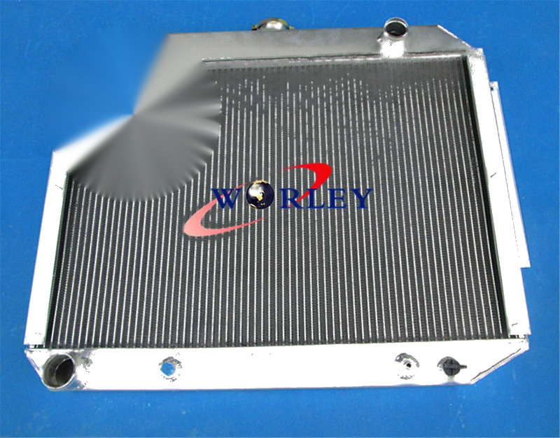 Plymouth Fury V8 3 Row Aluminum Radiator (1967-1970)