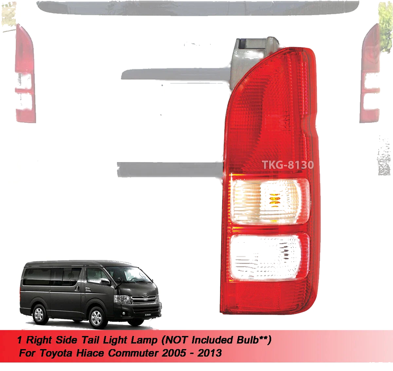 Toyota Hiace Commuter RH Tail Light (2005-2013)