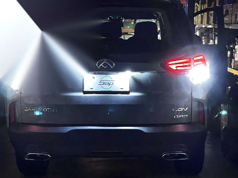 LDV D90 HiPower HID White LED Reverse & Number Plate Light Bulbs (2017-2023)