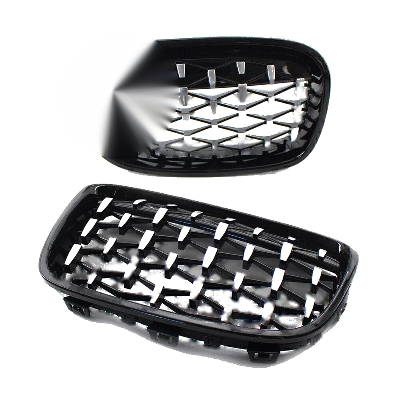 BMW 1 Series F20 Black Front Mesh Grill (2011-2014)