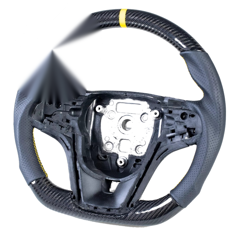 Chevrolet Camaro Carbon Flat Bottom Leather Steering Wheel (2012-2015)