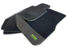 BMW 4 Series F33 Gray Carbon Fiber Leather Floor Mats (2014-2020)