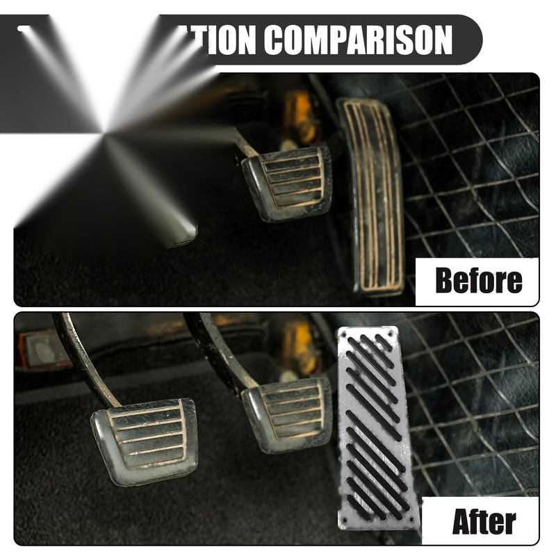 Mercedes Benz Smart Fortwo Rest Pedals Pad Cover Replacement (2009-2014)