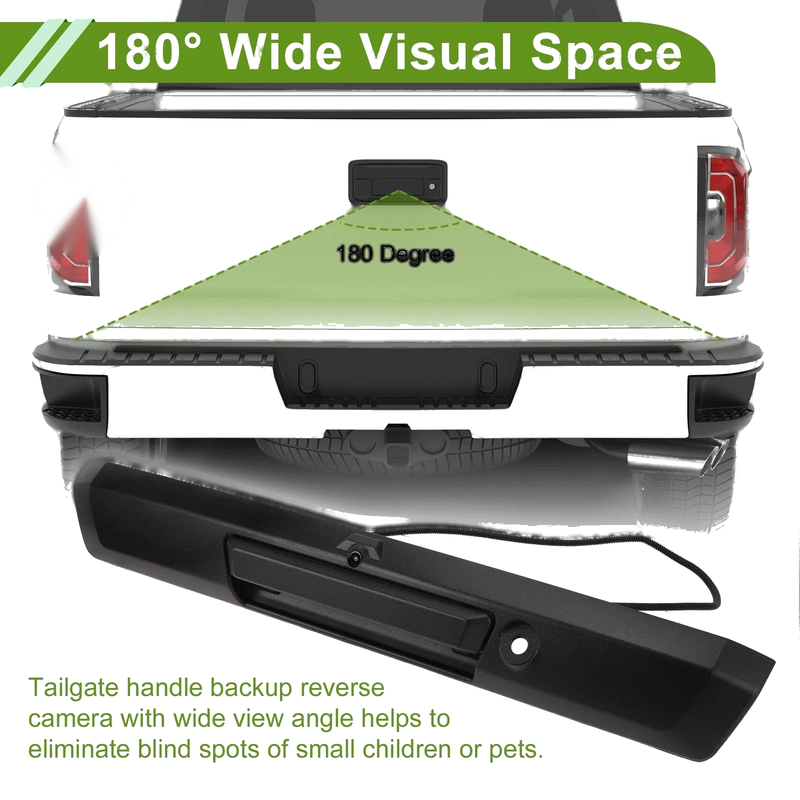 Ford F-250 Car Tailgate Handle Backup Rear View Camera (2011-2016)