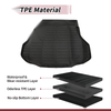 Hyundai Elantra 2021-2025 TPE Cargo Liner Replacement Black Trunk Mat