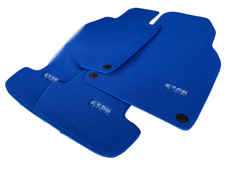 Porsche Cayenne Premium Blue Carpet Floor Mats (2010-2018)
