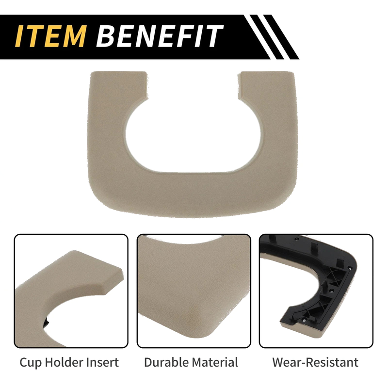 Ford F-150 (1997-2003) Brown Cup Holder Replacement Pad