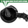 Ford (2004-2008) - Stainless Steel, Black, 1 Set Fuel Door Hinge Pin Kit