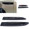 Jaguar XF XE XFL F-Pace E-Pace Black Exterior Side Wing Vent Covers (2015-2023)