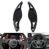Audi R8 RS3 RS4 RS5 TT RS Black 2 x Steering Wheel Paddle Shifter Extensions