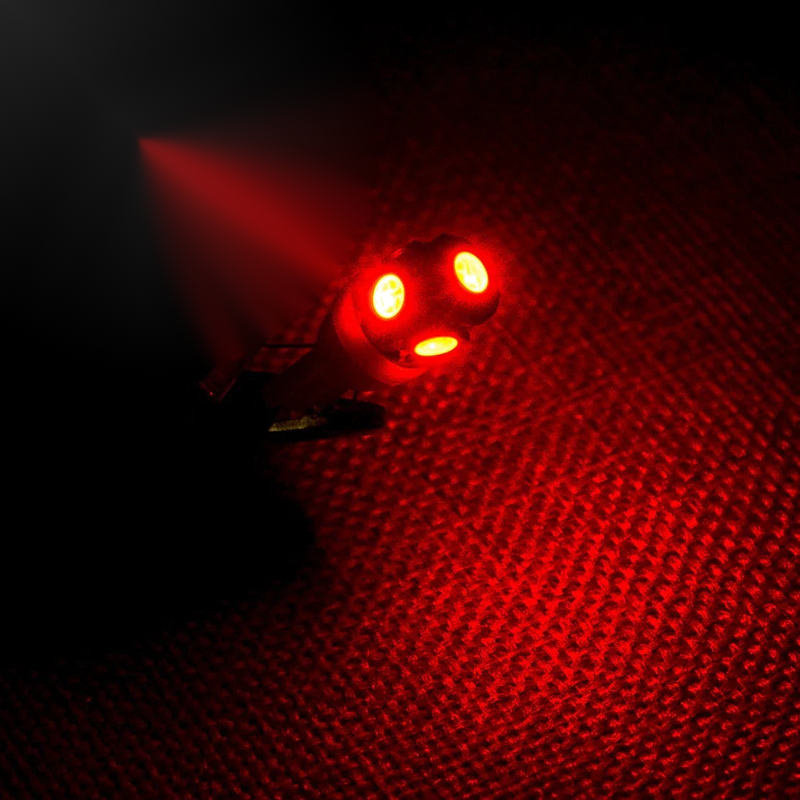 Car 100pcs T10 Super Red LED Bulbs License Plate Light (Various Years)