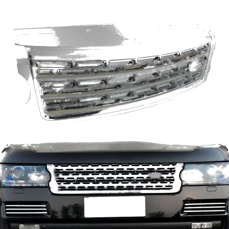 Land Rover Range Rover Silver Front Bumper Upper Grille (2013-2017)