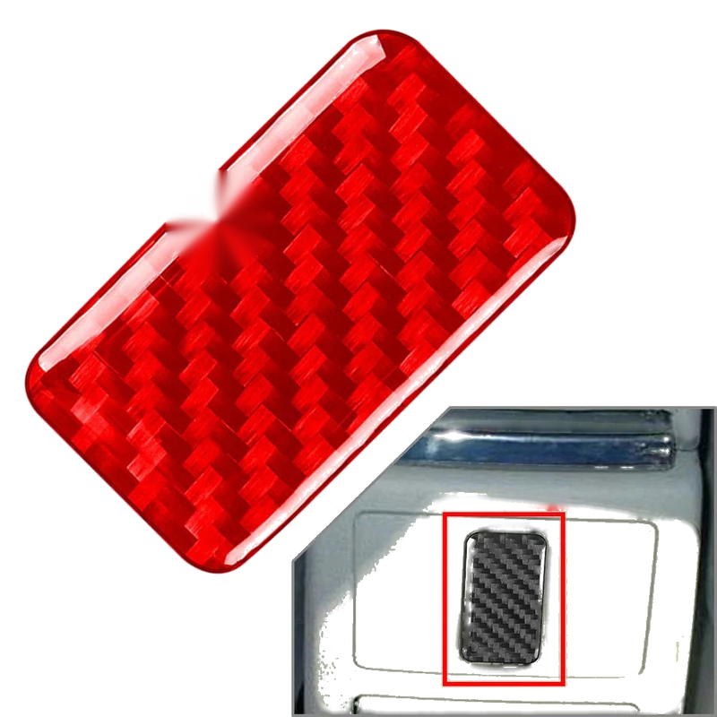 Volkswagen Passat B5 (2001-2005) Red Interior Rear Console Insert Cover Trim